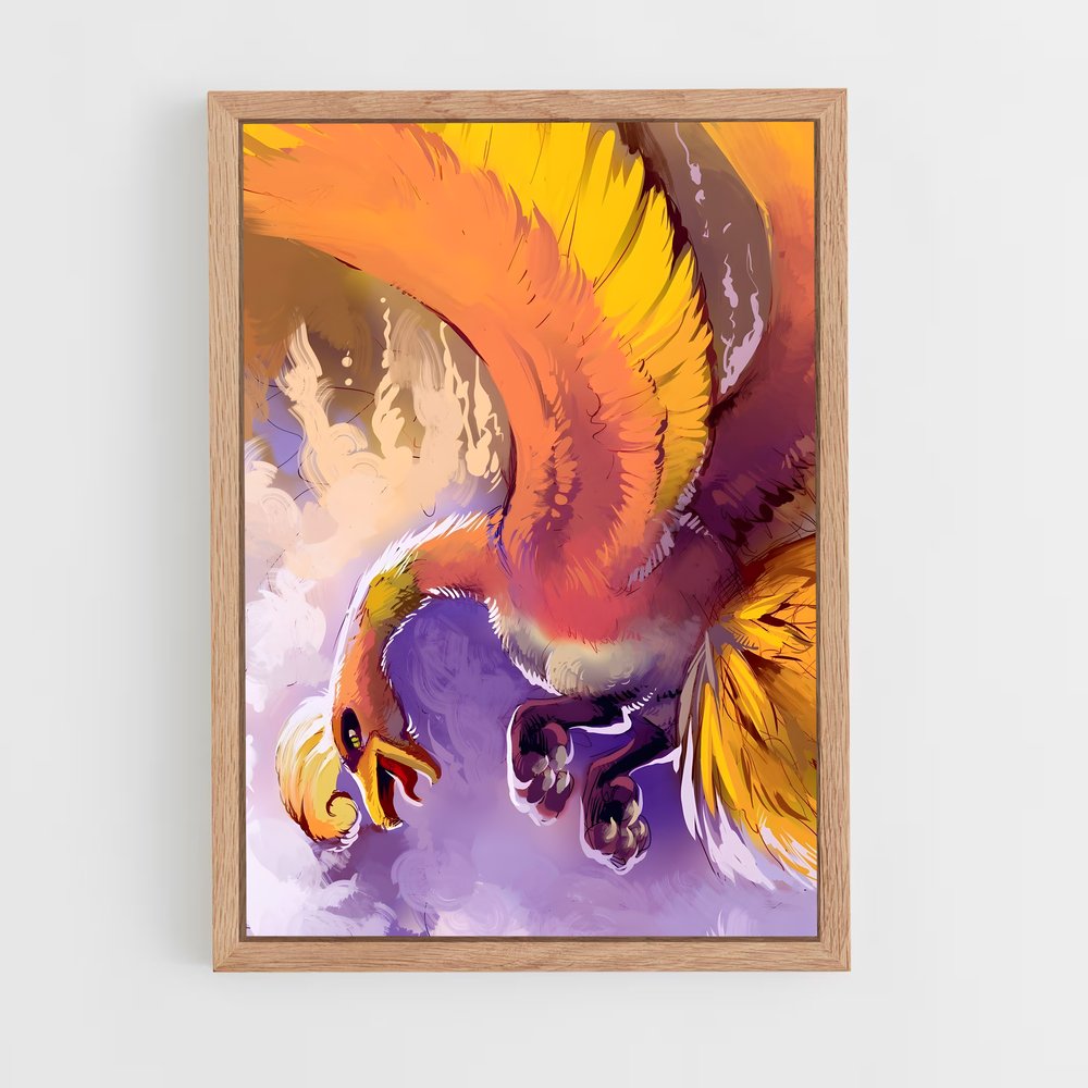 Poster L'Oiseau d'Or – affiche Pokemon (vue 4)